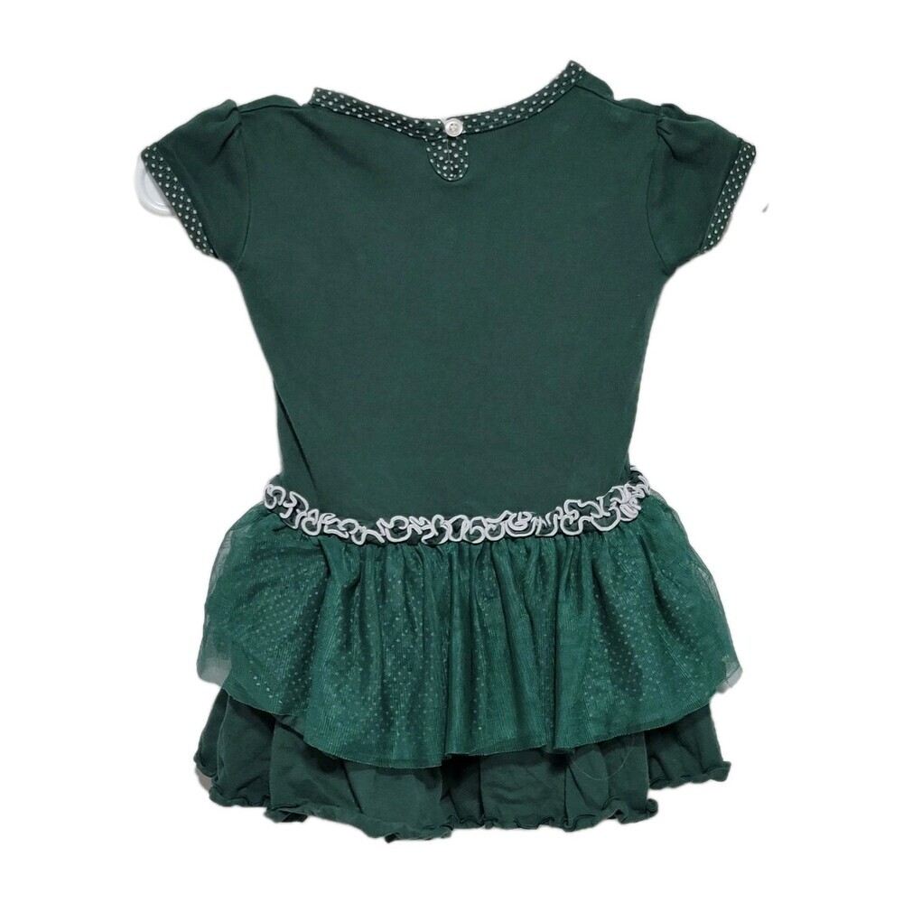 Michigan State Tutu Dress 3T Toddler Girls Two Feet Ahead Green White Spartans - Picture 2 of 3